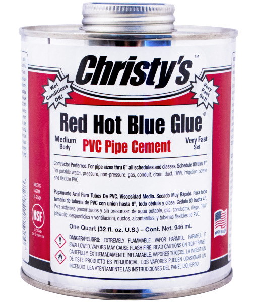 RH-RHBG-QT Red Hot Glue Blue - Qt - GLUE, PRIMER, LUBRICANTS, TAPE, SEALANT